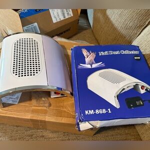 Purple & White Nail Dust Collector